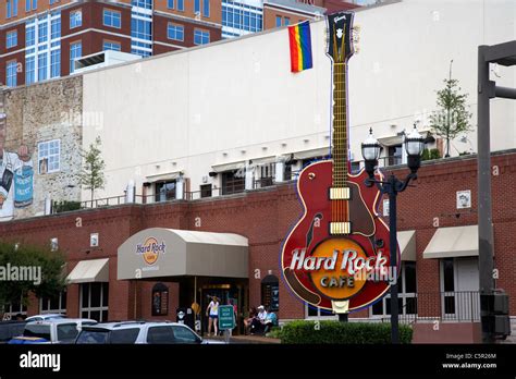 Hard rock cafe nashville - Prior to the Hard Rock Cafe, the building housed an art gallery space. A 1982 photograph from The Tennessean shows the building under renovation to house the Nashville Artist Guild. See that photograph here. Fine art photograph of the ornate 1893 architectural details over the door of the Silver Dollar Saloon